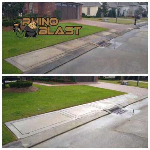 Sidewalk Cleaning    rhinoblastexterior.com