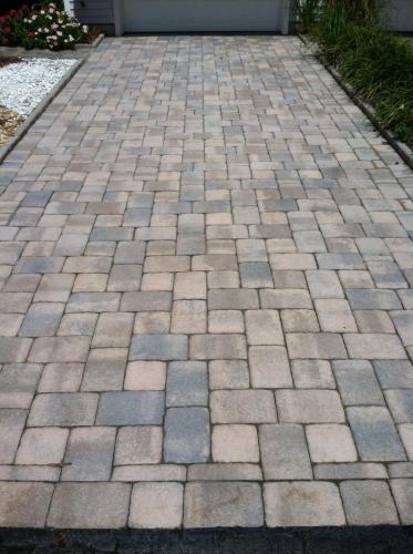 Battery Acid Stains on Pavers After